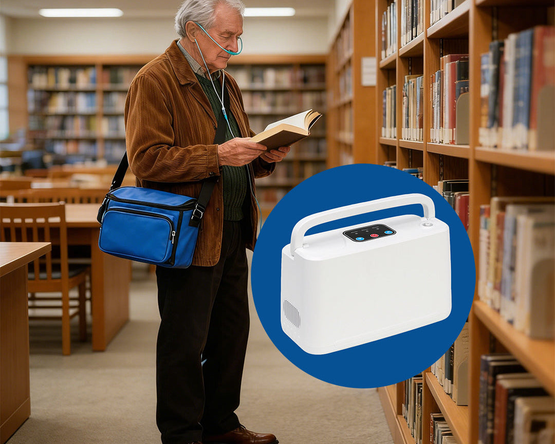 Breathe Freely, Go Anywhere: HCN-03 3L Portable Pulse Dose Oxygen Concentrator