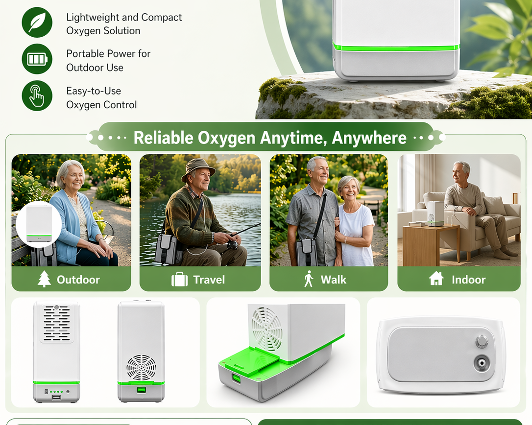 Freedom to Breathe Anywhere: Introducing the HCN-M01 3L Portable Oxygen Concentrator