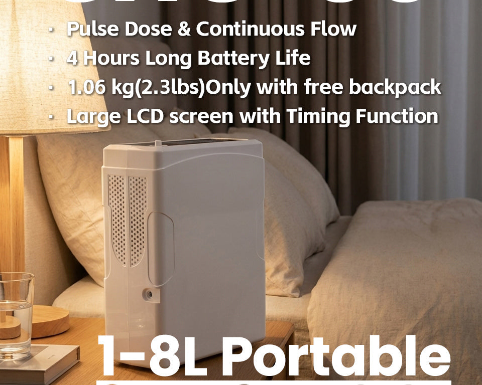 Travel Light, Breathe Easy: Introducing the CHO-06 1–8L Portable Oxygen Concentrator