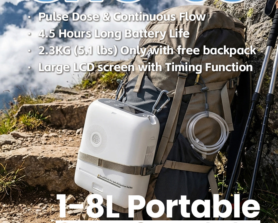 CHO-08 Portable Oxygen Concentrator: Lightweight Freedom for Travel, Hiking & Daily Use