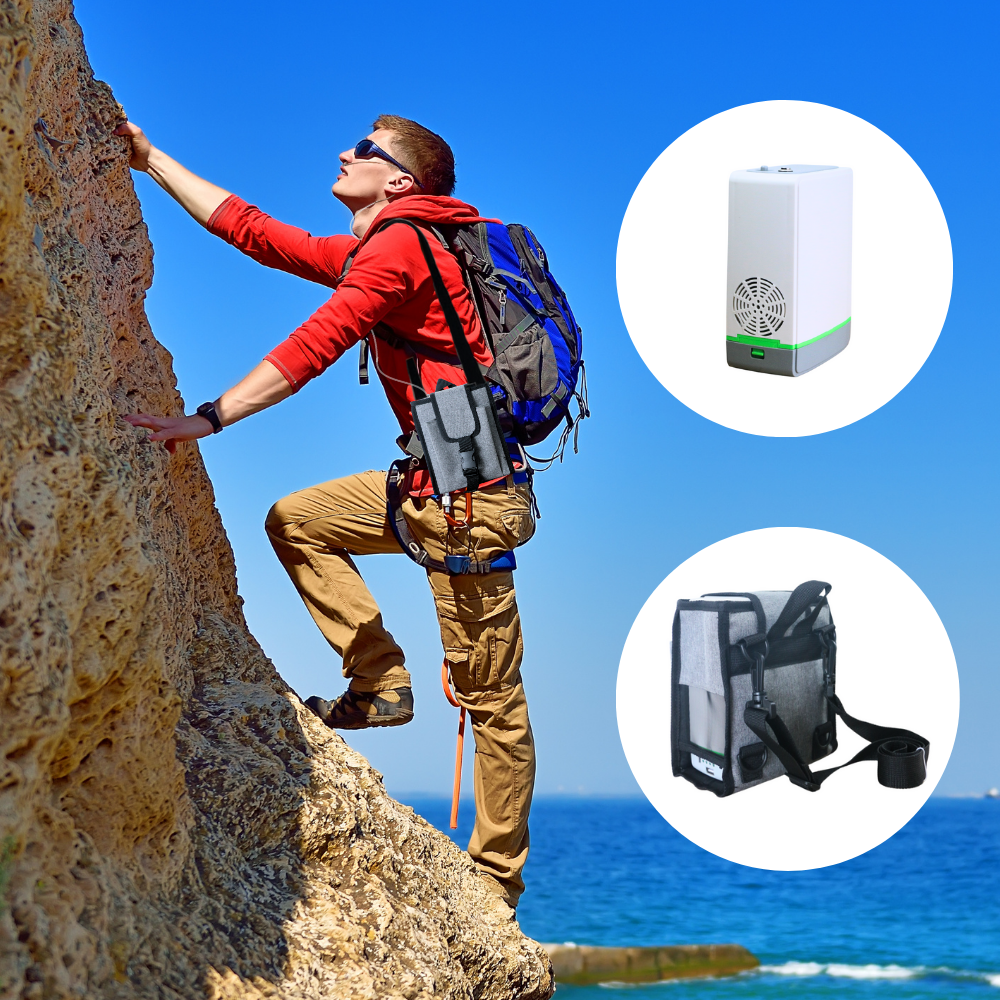 New 3 Lliter/Min Oxygen Concentrator With 8 Hours Battery - HCN-M01