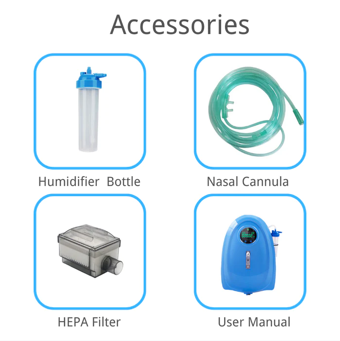 High Purity 1-5L Adjustable Continuous Flow Household Oxygen Concentrator POC-04