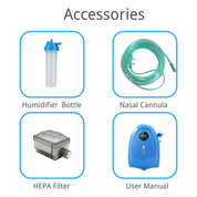 Household Easy Operation 5L Continuous Flow Oxygen Concentrator POC-04