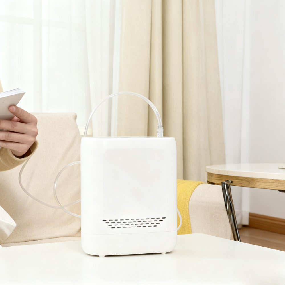 2 Liters Portable Battery Lightweight 0.6KG Oxygen Concentrator For Travel Use - C-YS10-B