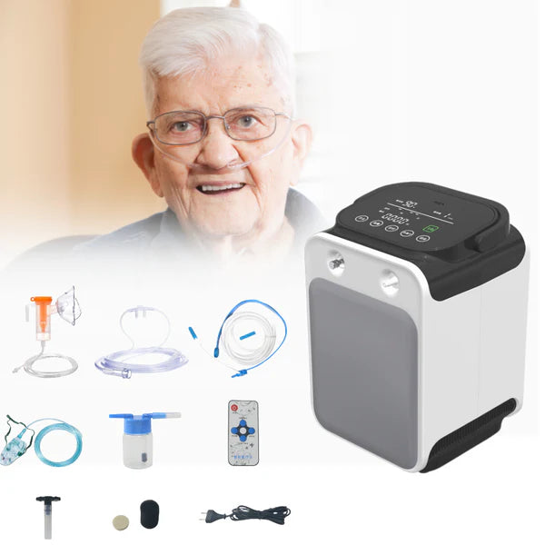 1-9L Adjustable Continuous Flow Home Use Oxygen Concentrator HOC-06