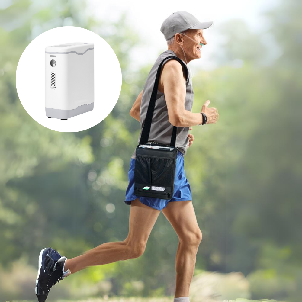 1-5L Continuous Flow Portable Oxygen Concentrator - HCN-5B