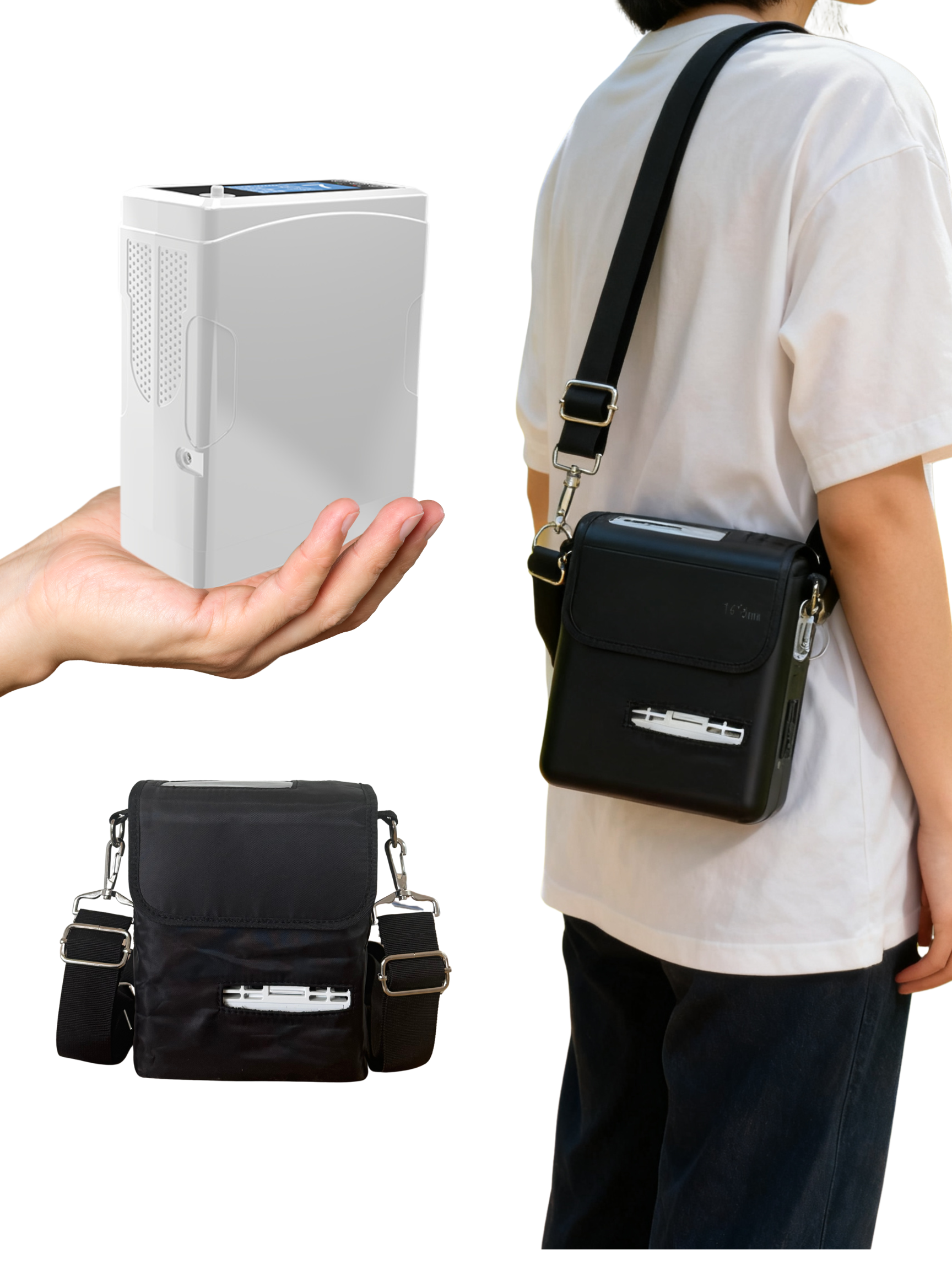 Lightweight 1-8L Pulse Dose & Continuous Flow Oxygen Concentrator For Travel Use —— CHO-06