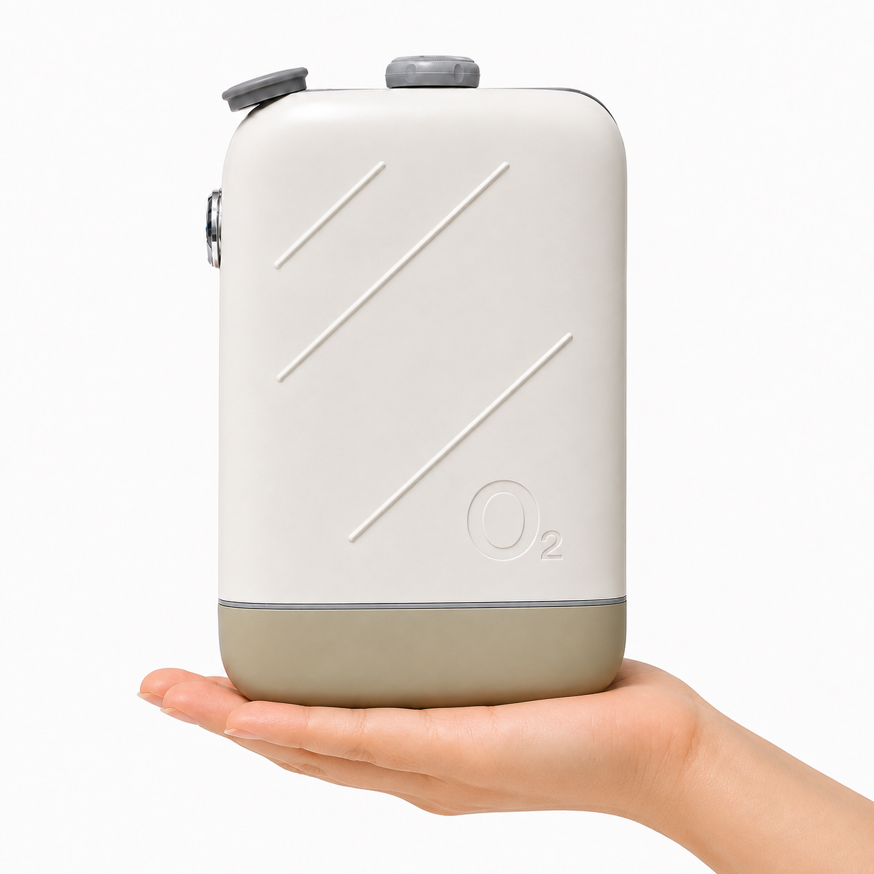 2 Liters Continuous Flow Portable Oxygen Concentrator with 2-Hours Battery — ROV-02