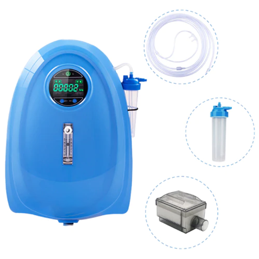 1-5L Adjustable 93% Purity Continuous Flow Oxygen Concentrator With Long Service Life POC-04