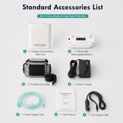 3LPM Mini Portable Battery Oxygen Concentrator For Travel Use - C-YS10-B