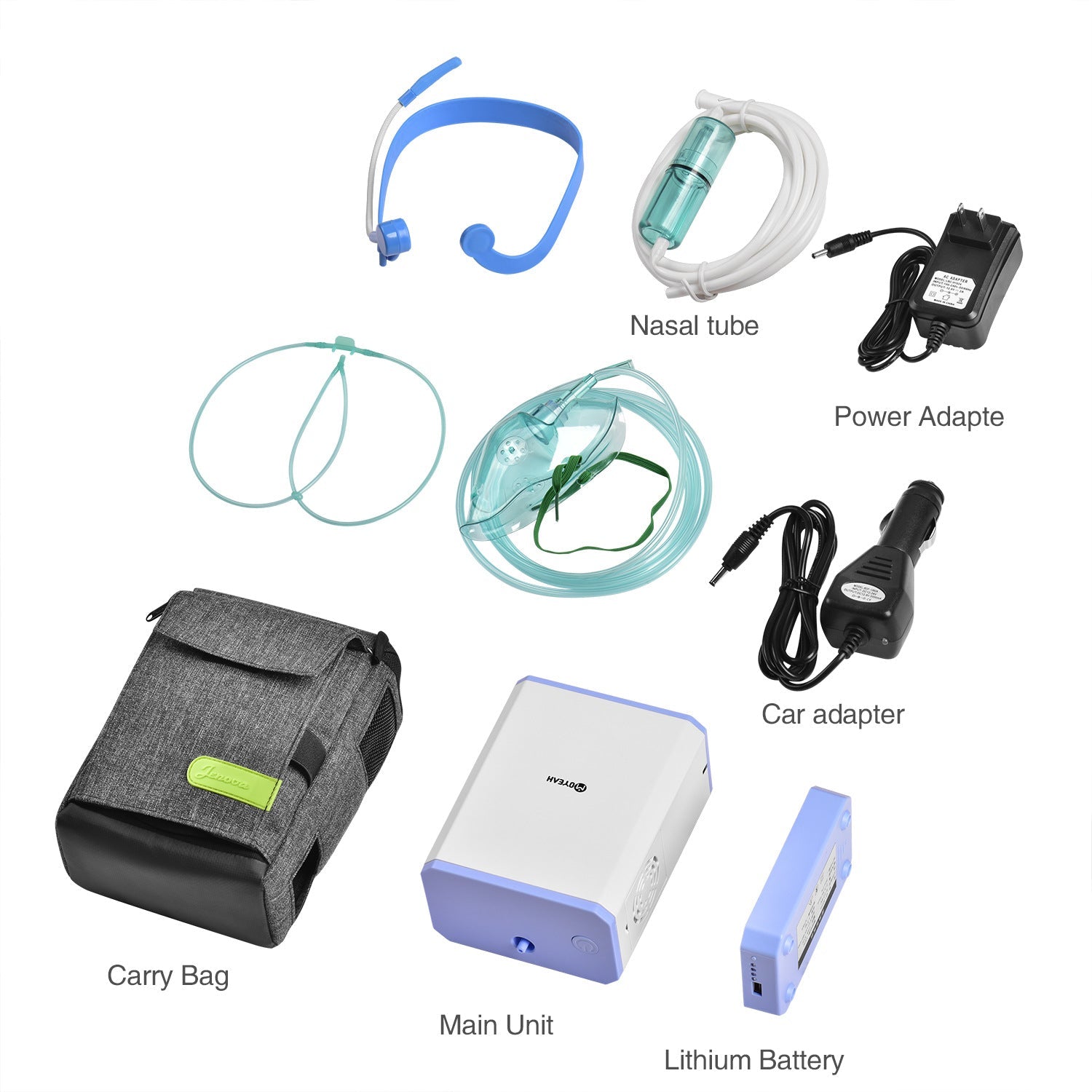 3 Liters Portable Battery Mini Oxygen Concentrator Outside Use JQ-MINI-01