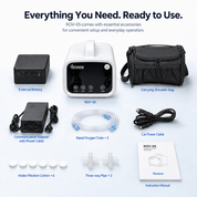 1‑5L Portable Continuous Flow Oxygen Concentrator  for Car, Home & Travel—— ROV-05