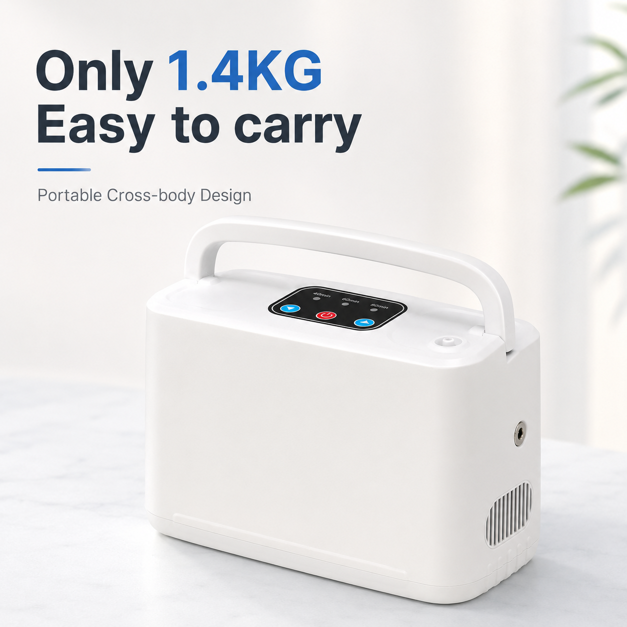 3L Pulse Dose Oxygen Concentrator With Long Time Battery —— HCN-03