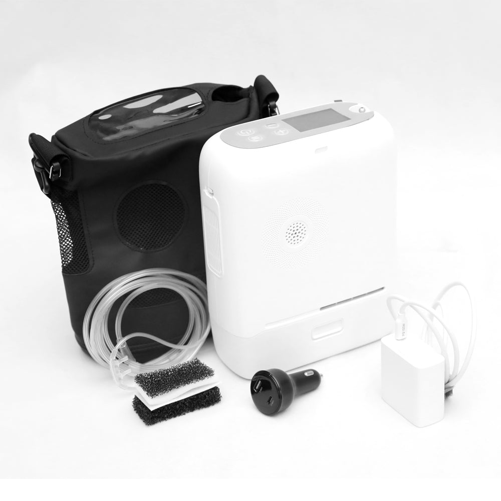 Mini Size 1-8 Setting Adjustable Pulse Dose Portable Oxygen Concentrator —— CHO-08