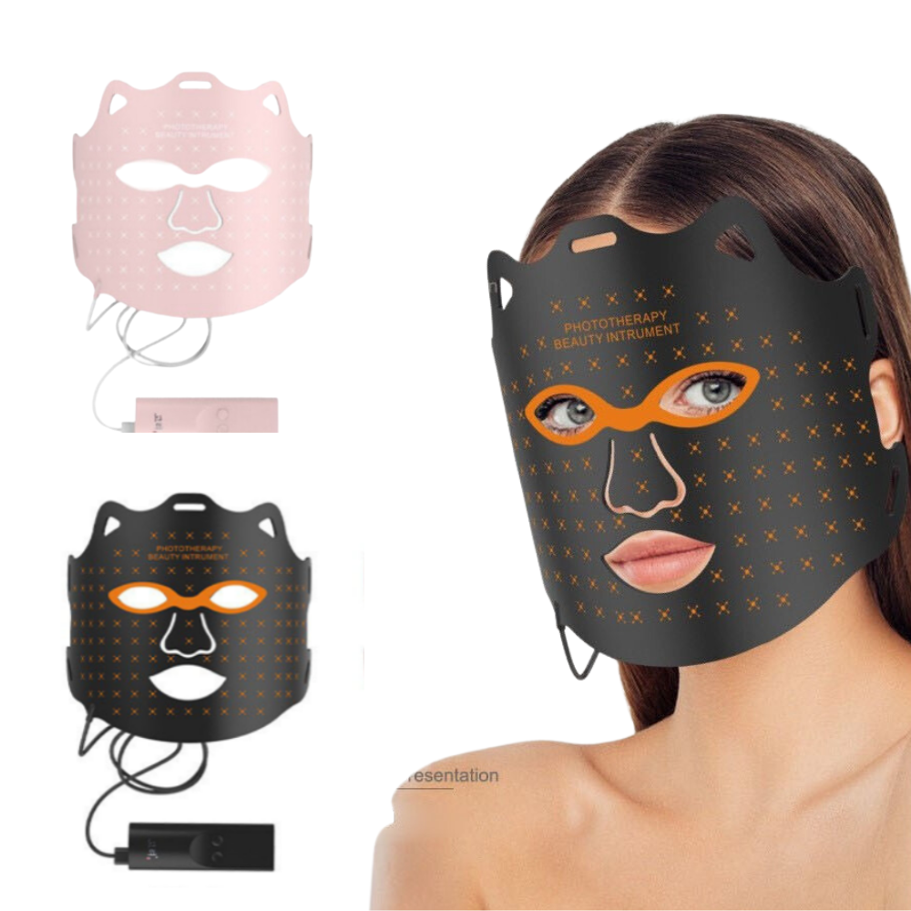 LED Beauty Instrument Portability Infrared Led Mask Silicone Face Lift Device - SP-1103
