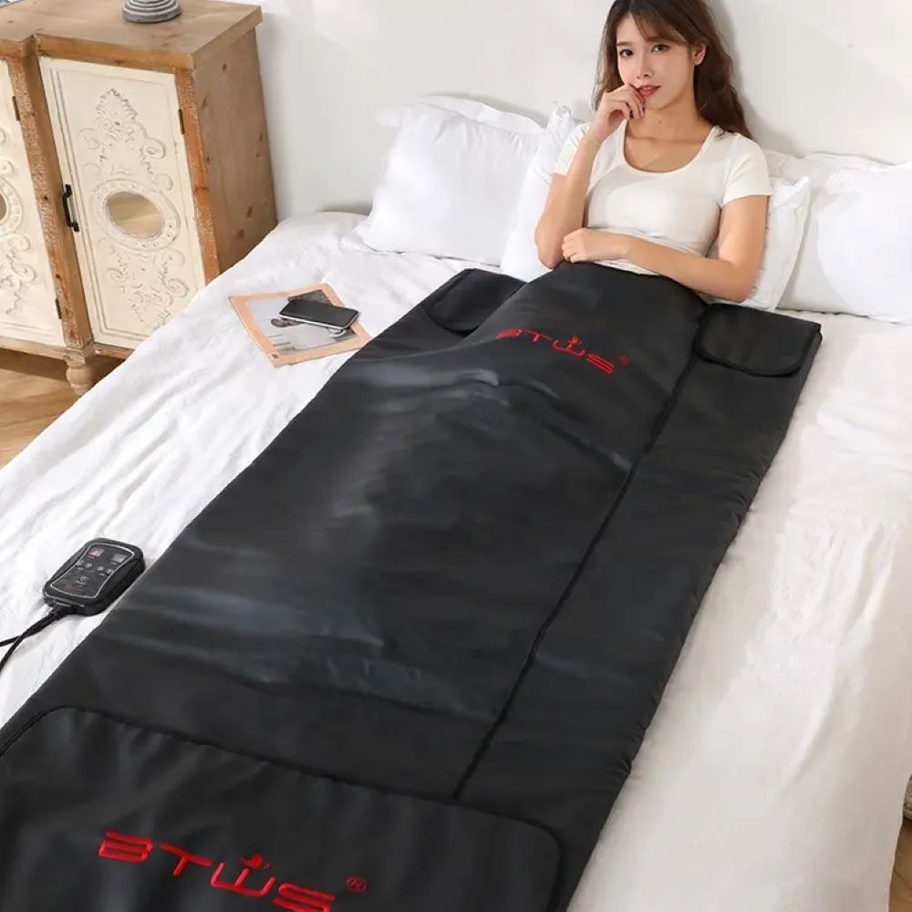 Upgraded Infrared Portable Sauna Blanket for Exercise Recovery Detoxification and General Wellbeing for Body and Mind- BW-801