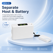 3L Ccontinuous Flow Oxygen Concentrator With Long Time Battery —— HCN-05