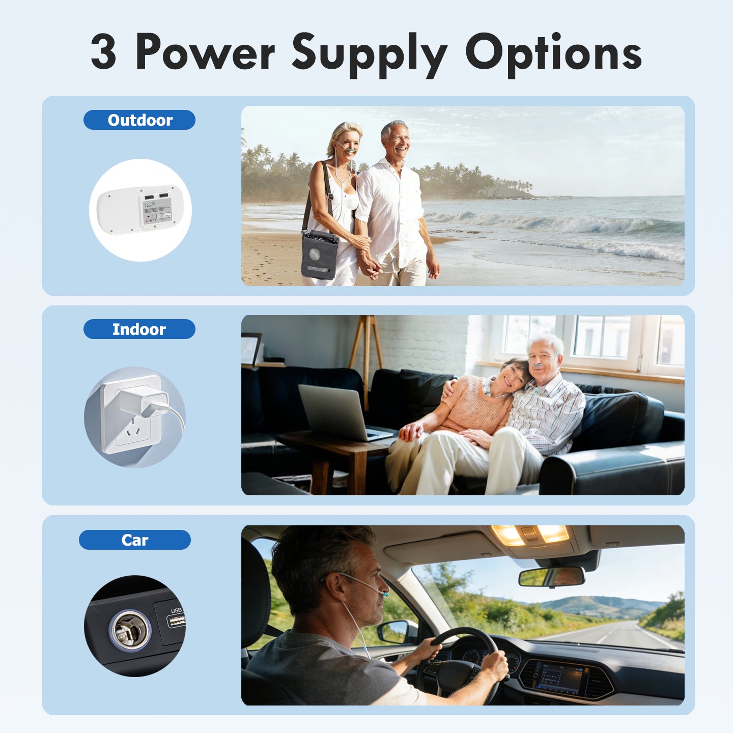 Pulse Dose 1-8L Portable Oxygen Concentrator  —— CHO-08