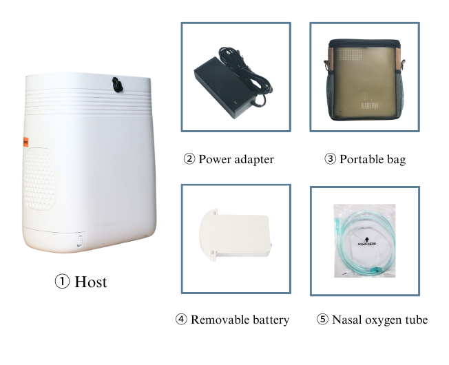 1-5L/min Adjustable Oxygen Concentrator Breathing Machine For Travel  - YK100