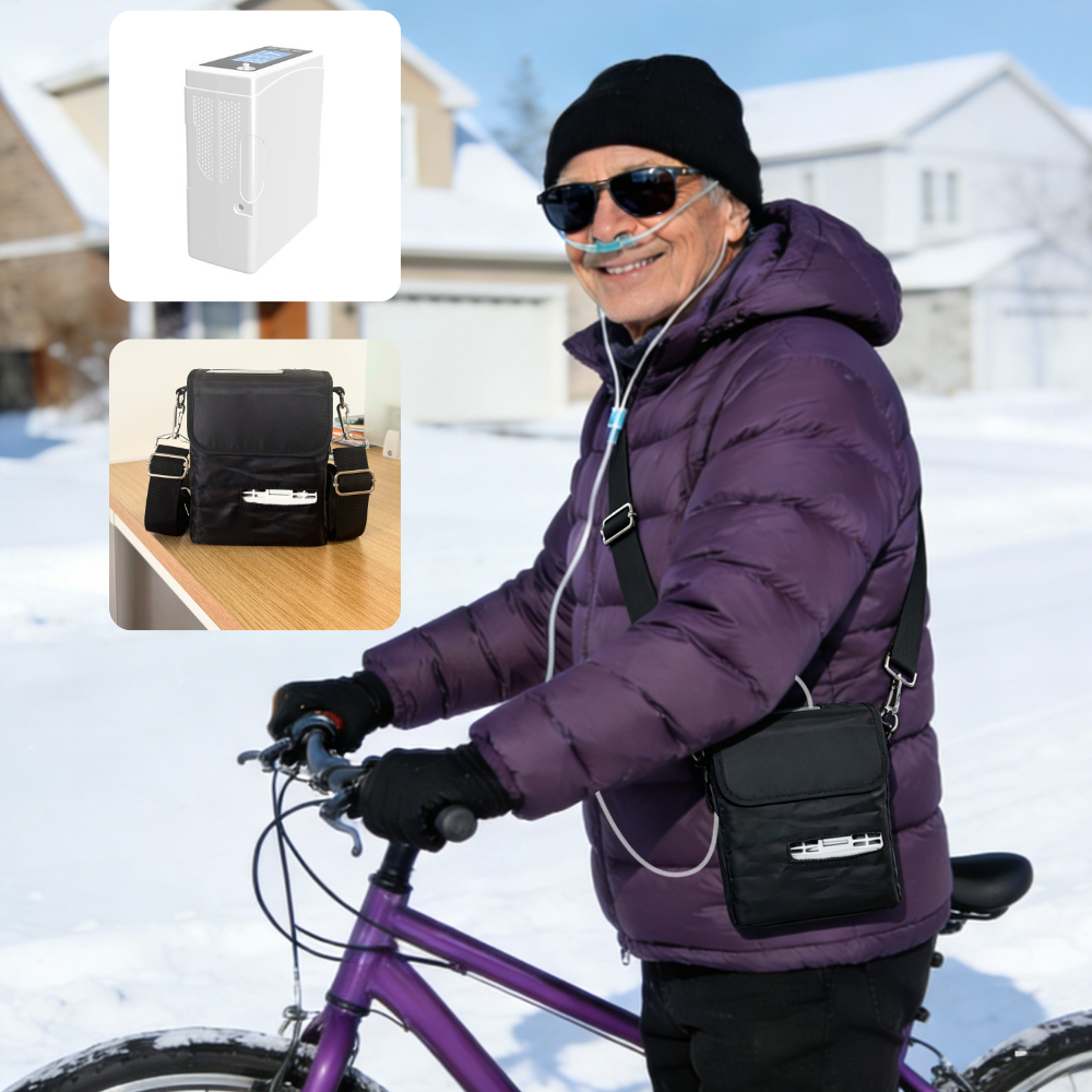 1-8L Pulse Dose Oxygen Concentrator With Long Time Battery —— CHO-06