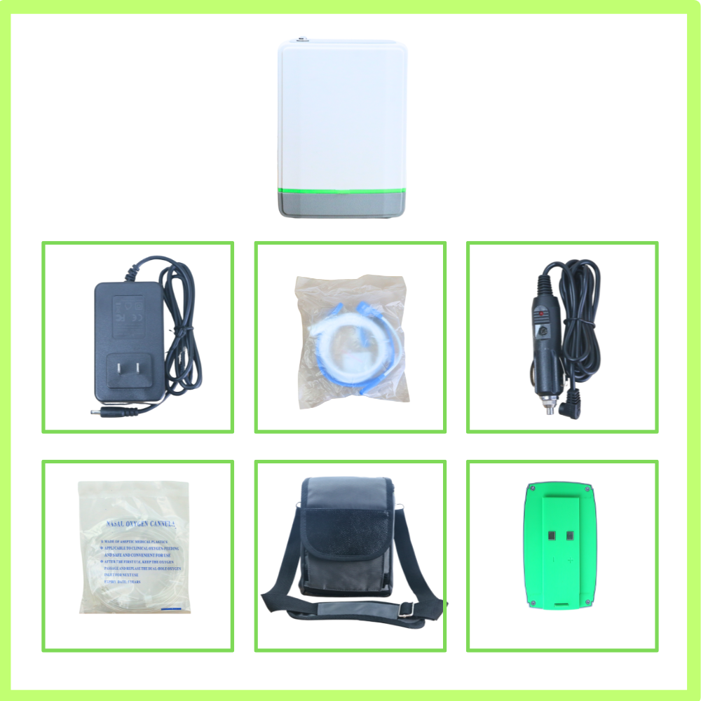 3L Portable Oxygen Concentrator With 8 Hour Battery - HCN-M01