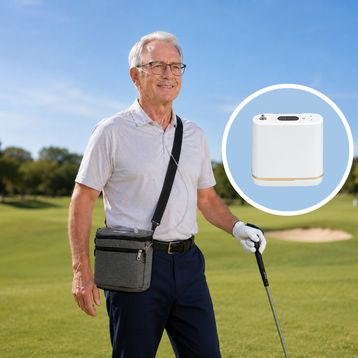 1-5L Pulse Dose Portable Oxygen Concentrator For Travel Use —— ROV-5P