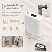 1-5L Pulse Dose Portable Oxygen Concentrator —— ROV-5P