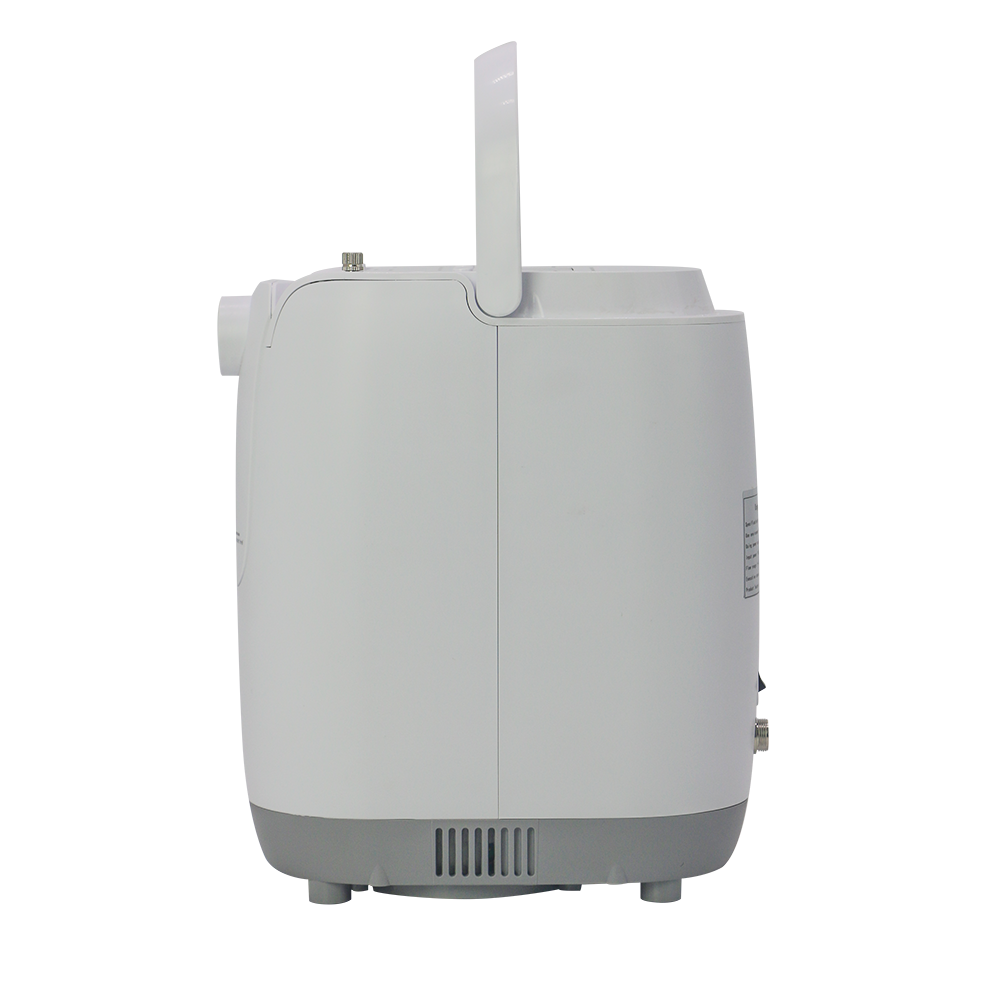 Portable 1-7L Continuous Flow Oxygen Concentrator With 2 Hours Battery For Long-Time Travel Use DZ-1BCW
