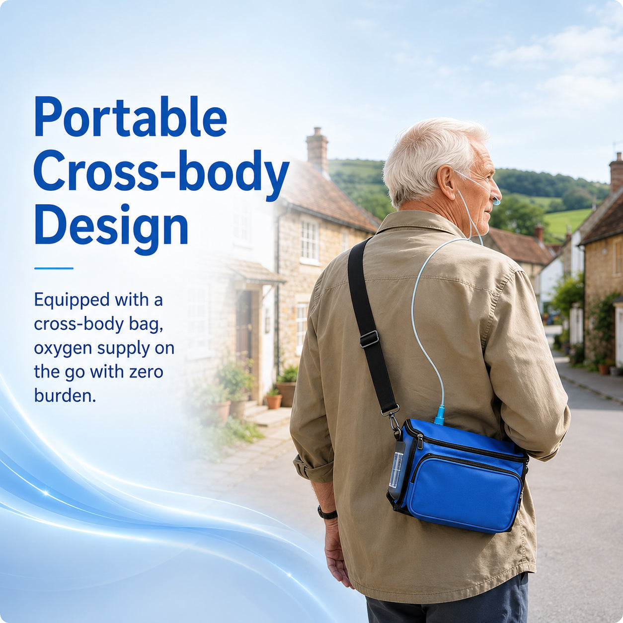 3L Pulse Dose Oxygen Concentrator With Long Time Battery —— HCN-03