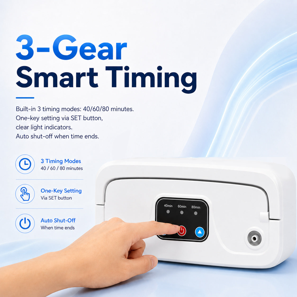 3L Pulse Dose Oxygen Concentrator With Long Time Battery —— HCN-03
