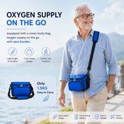 3L Ccontinuous Flow Oxygen Concentrator With Long Time Battery —— HCN-05