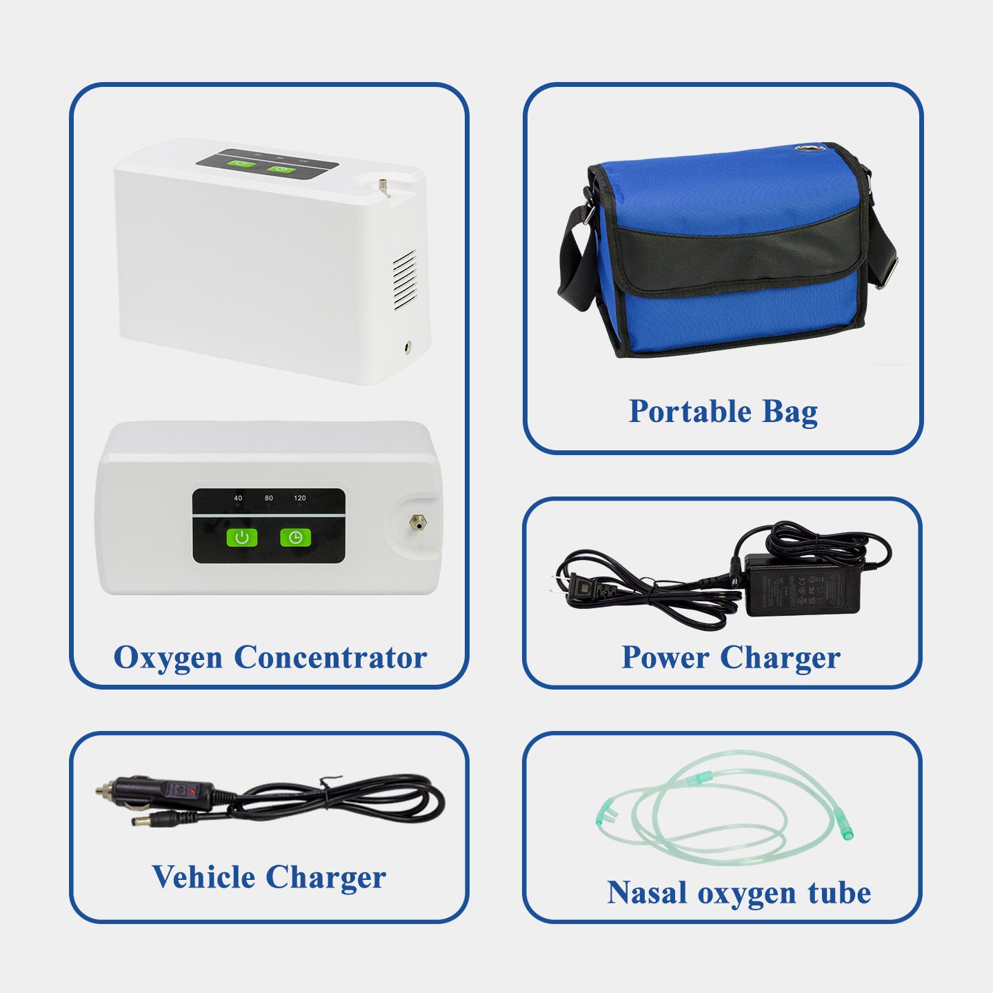 3L Ccontinuous Flow Oxygen Concentrator With Long Time Battery —— HCN-05