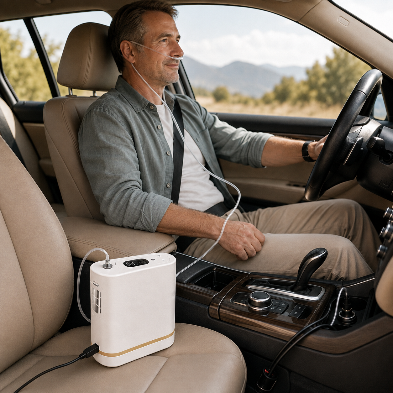 1-5L Pulse Dose Portable Oxygen Concentrator —— ROV-5P
